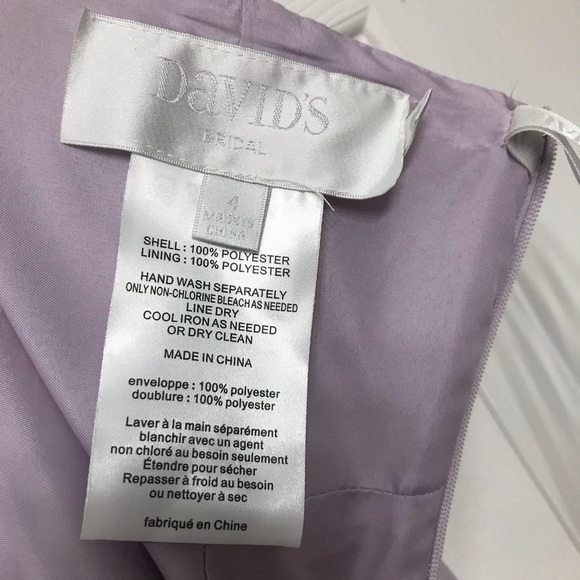 David’s bridal full length bridesmaid dress - Picture 6 of 7